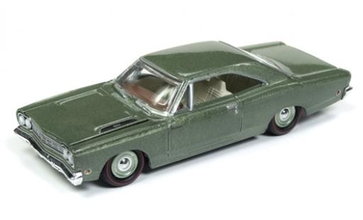 Modellautos Plymouth Road Runner 1/64 Racing Champions mettalic grün 1968 Plymouth Road Runner 1/64 Racing Champions mettalic grün 1968 modellautos