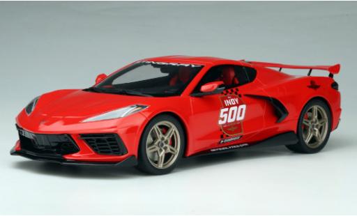 Chevrolet Corvette 1/18 RAR   Real Art Replicas C8 Stingray Offical Pace Car Indianapolis 500 2020 modellautos