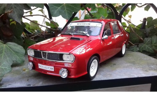 Renault 12 Gordini 1/18 Solido kit carrosserie antibrouillard rot modellautos