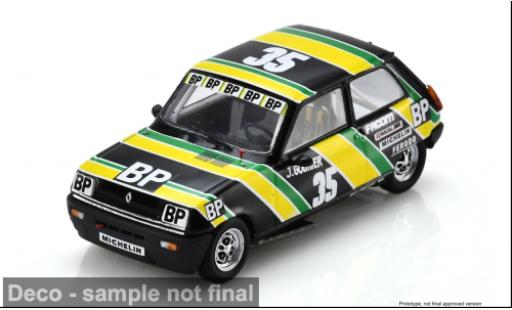 Modellautos Renault 5 Alpine gr&Atilde;&frac14;n/gelb 1980 #3 J. Gouhier 1/43 Spark