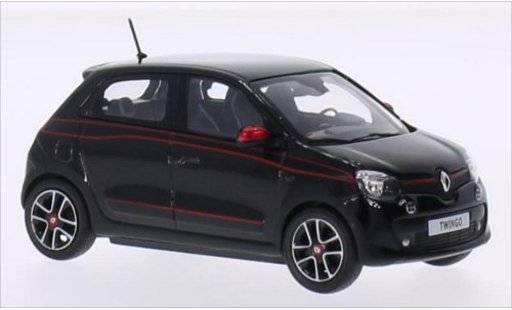 Renault Twingo SL Edition One 1/43 Norev schwarz/Dekor 2014 modellautos