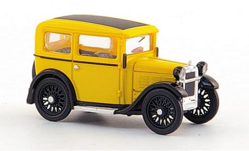 Bmw Dixi 1/87 Ricko gelb 1929 ohne Vitrine modellautos