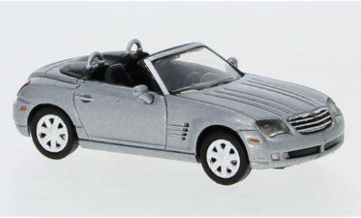 Chrysler Crossfire 1/87 Ricko Roadster mettalic grau Verdeck ouvert modellautos