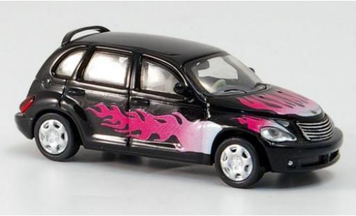 Chrysler PT Cruiser 1/87 Ricko schwarz/Dekor 2006 modellautos