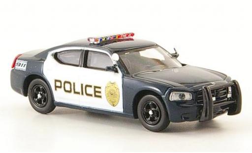 Dodge Charger 1/87 Ricko blau/weiss Police Polizei (USA) modellautos