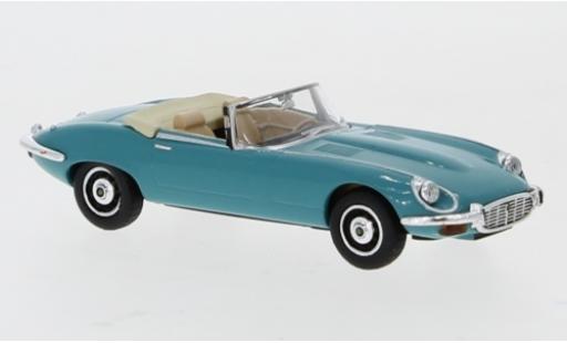 Jaguar E-Type 1/87 Ricko Roadster türkis Verdeck ouvert modellautos