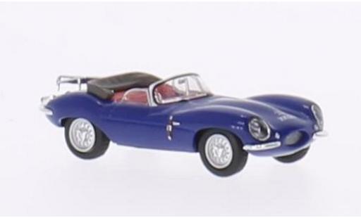 Jaguar XK 1/87 Ricko SS blau RHD Verdeck ouvert sans Vitrine modellautos