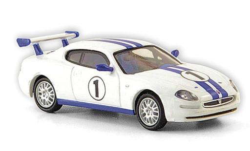 Maserati 3200 GT 1/87 Ricko Trofeo weiss/blau No.1 2002 modellautos