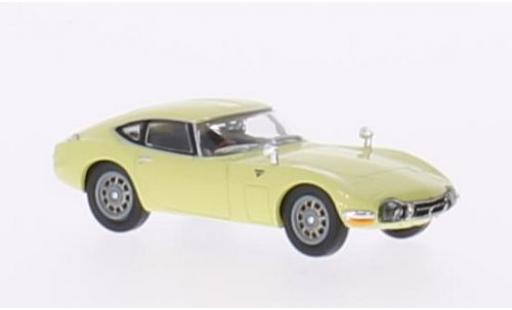Toyota 2000 GT 1/87 Ricko gelb RHD modellautos
