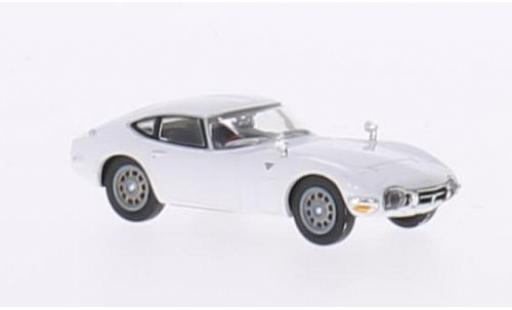 Toyota 2000 GT 1/87 Ricko weiss RHD ohne Vitrine modellautos