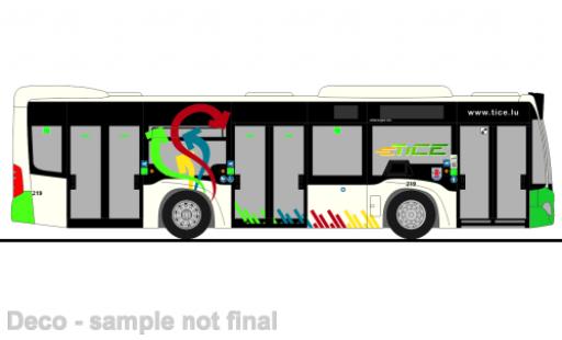 Mercedes Citaro 1/87 Rietze K TICE (LU) 2015 modellautos