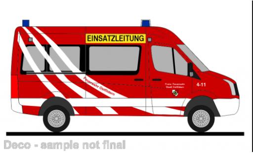 Modellautos Volkswagen Crafter 1/87 Rietze bus HD pompiers Ostfildern Volkswagen Crafter 1/87 Rietze bus HD pompiers Ostfildern modellautos