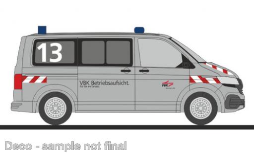 Volkswagen T6 1/87 Rietze .1 Betriebsaufsicht VBK Karlsruhe modellautos