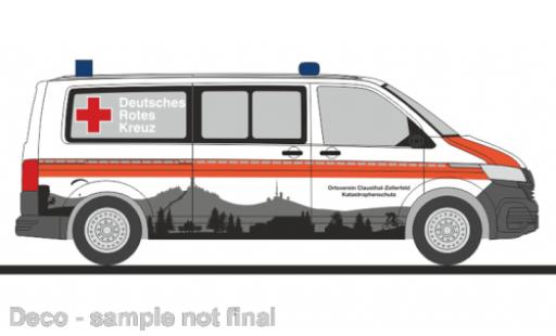 Modellautos Volkswagen T6 1/87 Rietze .1 bus DRK Clausthal - Zellerfeld Volkswagen T6 1/87 Rietze .1 bus DRK Clausthal - Zellerfeld modellautos