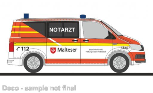 Modellautos Volkswagen T6 1/87 Rietze bus maltais services de secours Filderstadt Volkswagen T6 1/87 Rietze bus maltais services de secours Filderstadt modellautos