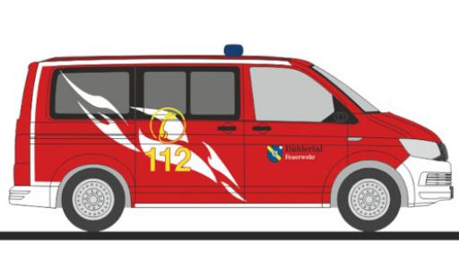 Modellautos Volkswagen T6 1/87 Rietze bus pompiers Bühlertal Volkswagen T6 1/87 Rietze bus pompiers Bühlertal modellautos