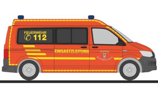 Modellautos Volkswagen T6 1/87 Rietze bus pompiers Siegburg Volkswagen T6 1/87 Rietze bus pompiers Siegburg modellautos