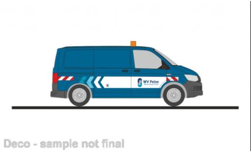 Modellautos Volkswagen T6 1/87 Rietze fourgon Wasserverband Peine Volkswagen T6 1/87 Rietze fourgon Wasserverband Peine modellautos