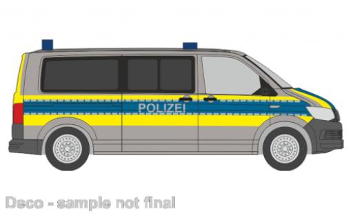 Modellautos Volkswagen T6 1/87 Rietze police Basse-Saxe Volkswagen T6 1/87 Rietze police Basse-Saxe modellautos