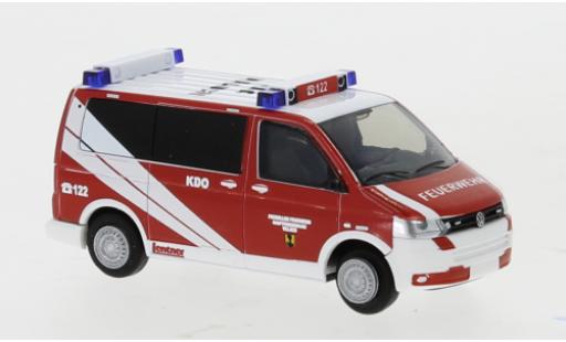Volkswagen T5 1/87 Rietze Bus Feuerwehr Villach 2010 modellautos