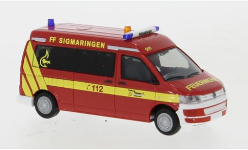 Volkswagen T5 1/87 Rietze Feuerwehr Sigmaringen 2010 modellautos