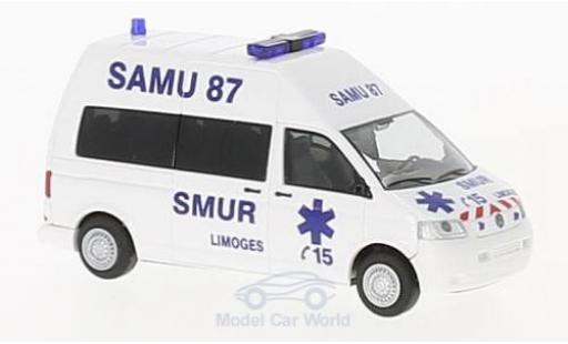 Modellautos Volkswagen T5 1/87 Rietze Samu 87 Limoges (FR) Volkswagen T5 1/87 Rietze Samu 87 Limoges (FR) modellautos