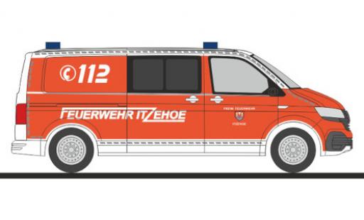 Volkswagen T6 1/87 Rietze .1 Bus Feuerwehr Itzehoe modellautos