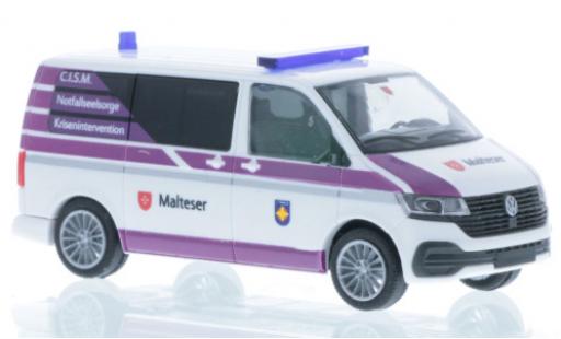 Volkswagen T6 1/87 Rietze .1 Bus Malteser Wilhelmshaven modellautos
