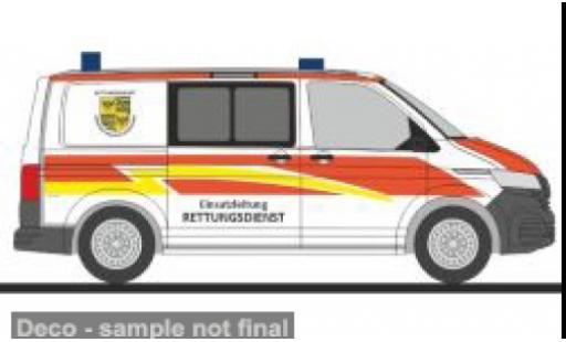 Volkswagen T6 1/87 Rietze .1 Einsatzleitung Rettungsdienst Saalfeld - Rudolstadt 1:87 modellautos