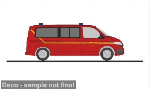 Volkswagen T6 1/87 Rietze .1 Forschungszentrum Jülich - Werkfeuerwehr 1:87 modellautos