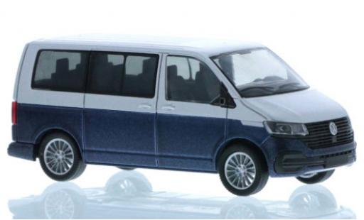 Volkswagen T6 1/87 Rietze .1 silber/mettalic blau court- empattement modellautos