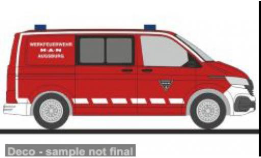 Volkswagen T6 1/87 Rietze .1 Werkfeuerwehr MAN Augsburg 1:87 modellautos