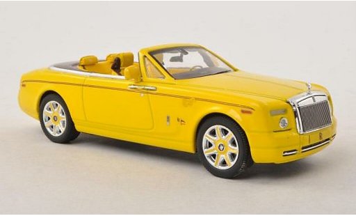 Rolls Royce Phantom Drophead Coupe 1/43 IXO Bijan Pakzad gelb modellautos