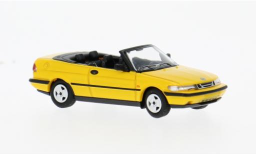 Saab 900 1/87 Minichamps Turbo 16S (Aero) Cabriolet gelb 1987 1:87 modellautos