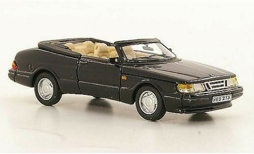 Saab 900 Turbo 1/87 Neo Cabrio schwarz 1987 modellautos