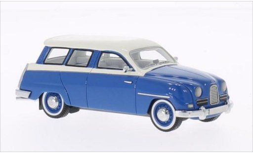 Saab 95 Base 1/43 Neo blau/weiss 18 modellautos