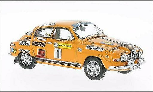 Saab 96 Rally Sweden 1/43 IXO V4 No.1 Schweden 1975 /H.Sylvan modellautos