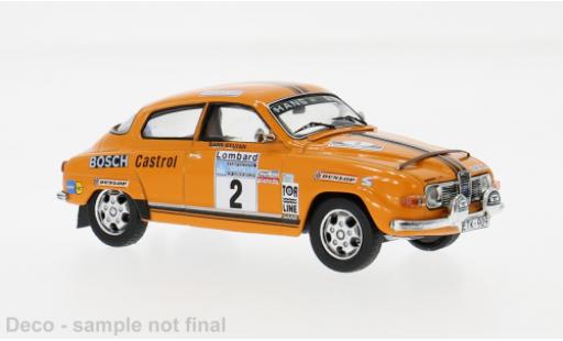 Saab 96 1/43 IXO V4 RAC Rally 1974 #2 S.Blomqvist/H.Sylvan 1:43 modellautos