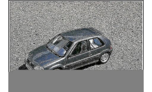 Citroen Saxo VTS 1/18 Ottomobile grau orageux preparation circuit modellautos