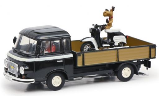 Modellautos Barkas B 1000 1/43 Schuco Pritsche Christmas Edition 2021 mit Ladegut und Fahrerfigur Barkas B 1000 1/43 Schuco Pritsche Christmas Edition 2021 mit Ladegut und Fahrerfigur modellautos