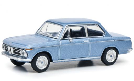 Bmw 2002 1/64 Schuco mettalic blau Paperbox Edition modellautos