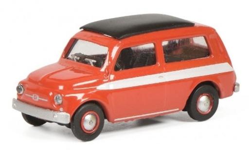 Modellautos Fiat 500 1/87 Schuco Giardiniera rot/weiss Fiat 500 1/87 Schuco Giardiniera rot/weiss modellautos