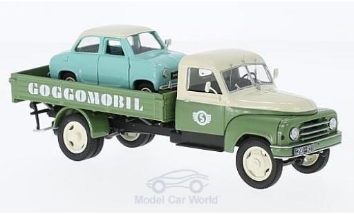 Modellautos Hanomag L28 1/43 Schuco Pritsche Goggomobile Service mit Goggomobile Hanomag L28 1/43 Schuco Pritsche Goggomobile Service mit Goggomobile modellautos