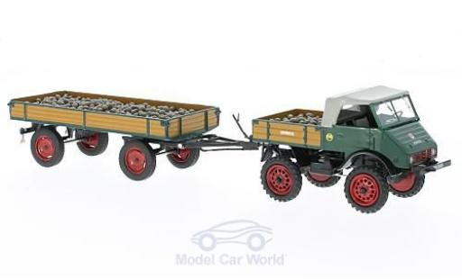 Modellautos Mercedes Unimog 1/43 Schuco U401 mit Anhänger und Ladegut Mercedes Unimog 1/43 Schuco U401 mit Anhänger und Ladegut modellautos