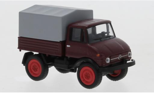 Modellautos Mercedes Unimog 1/87 Schuco U406 rot avec toile Mercedes Unimog 1/87 Schuco U406 rot avec toile modellautos