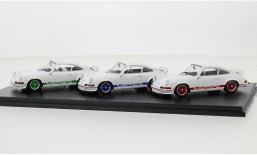 Modellautos Porsche 911 1/43 Schuco 3er-Set: 50 Jahre Carrera 2.7 RS weiss 1:43 Porsche 911 1/43 Schuco 3er-Set: 50 Jahre Carrera 2.7 RS weiss 1:43 modellautos
