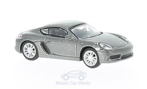 Modellautos Porsche Cayman 1/87 Schuco 718 S mettalic grau Porsche Cayman 1/87 Schuco 718 S mettalic grau modellautos