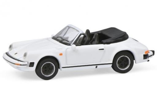 Modellautos Porsche 911 1/87 Schuco Carrera 3.2 Cabriolet weiss Porsche 911 1/87 Schuco Carrera 3.2 Cabriolet weiss modellautos