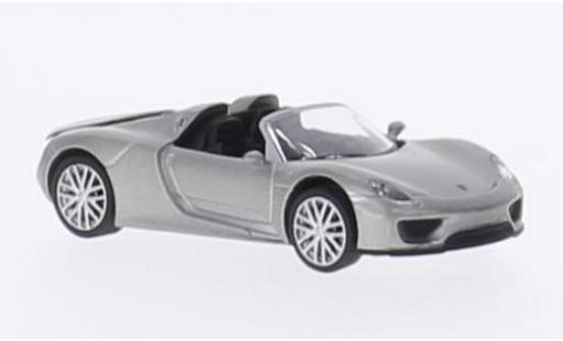 Modellautos Porsche 918 1/87 Schuco Spyder mettalic grau Porsche 918 1/87 Schuco Spyder mettalic grau modellautos