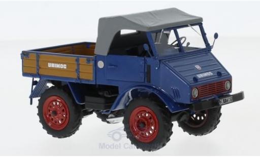 Mercedes Unimog 1/32 Schuco U401 blau mit Holzpritsche modellautos